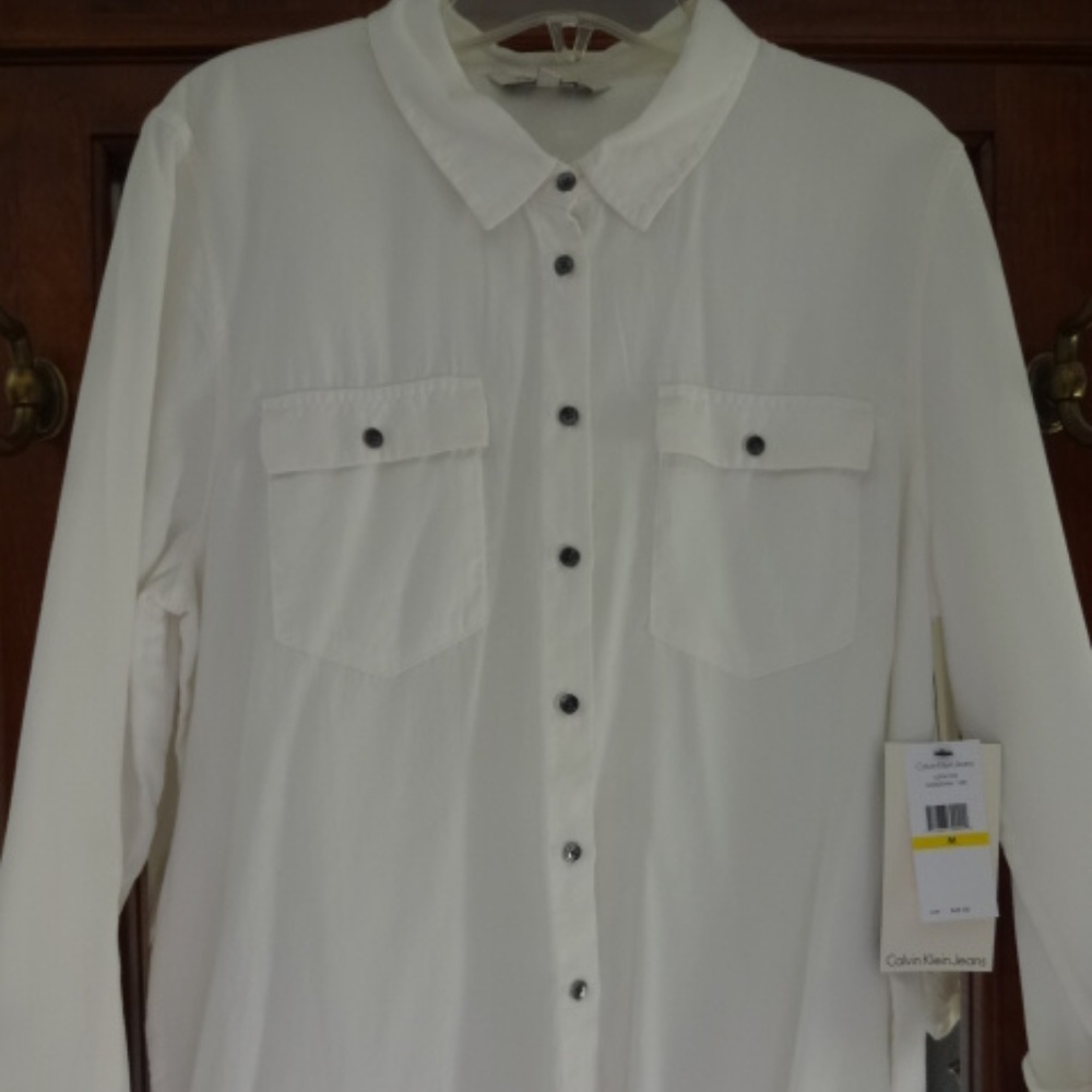 Women's Med.Calvin Kline long sleeve blouse